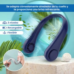 GENERICO - Ventilador portátil de cuello recargable 6 HRS