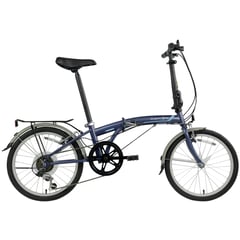 DAHON - Bicicleta plegable SUV D6 - azul mate