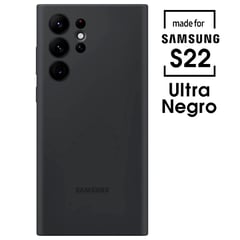 SAMSUNG - Silicone Case Para S22 Ultra Negro