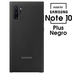 SAMSUNG - Silicone Case Para Note 10 Plus Negro
