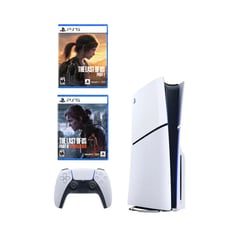 SONY - Consola Ps5 Slim Lectora de Discos+ The Last of Us 1 +The Last of Us 2