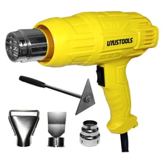 UYUSTOOLS - Pistola de Calor Aire Caliente UY-PSC2000 2000W 350600°c Dobla Tubos