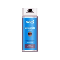 MONTO - Pintura en Spray Montospray Metalizado - 400 mL - Plata