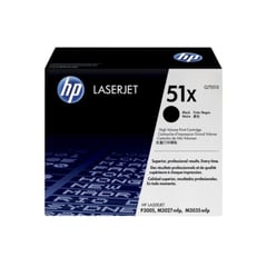 HP - Toner 51X (Q7551X) Negro 13,000 Pag LaserJet P3005