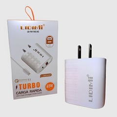 LIDIMI - Cargador para Celular 65W Carga Rapida Cable Tipo C