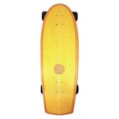 SLIDE SURFSKATEBOARDS - Surfskate Slide de 30 pulgadas Joyful Sunset color amarillo