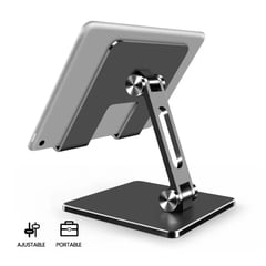 S&T - Soporte Para Tablet Corporativos for Business Aluminio HS221 Gris - Celular