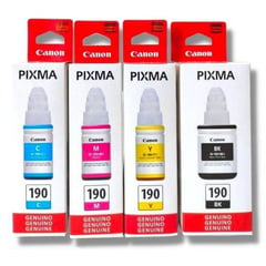 CANON - Tinta GI-190 Pack x4 Colores CMYBK