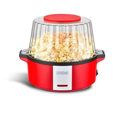 WHITELINE - Máquina para Pop Corn Maker B015 Rojo