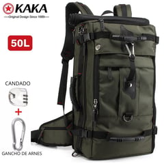 KAKA - Mochila Viaje Outdoor 2070 Verde 50L