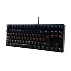 TEROS - Teclado Gamer TerosTE-4153 mecánico multimedia iluminación RGB TKL USB