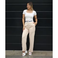 KUNCA - PANTALON DE DAMA ANAHI BEIGE