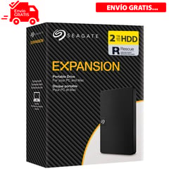 SEAGATE - Disco Duro Externo 2 TB Expansion USB 3.0 (STKM2000400)