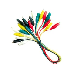 GENERICO - Set 10 Cables con cocodrilos NB-413