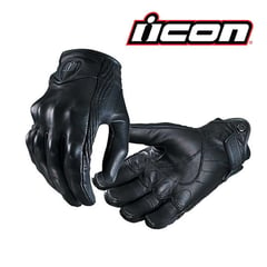 ICON - GUANTE DE CUERO NEGRO TALLA L