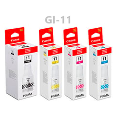 CANON - Tinta GI-11 Pack x4 Colores CMYBK