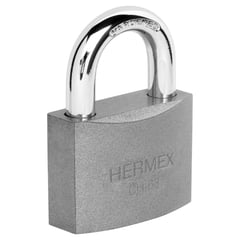 HERMEX - Candado de hierro 63 mm,