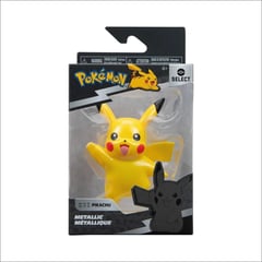 JAZWARES - FIGURA POKEMON SELECT PIKACHU METALIZADO