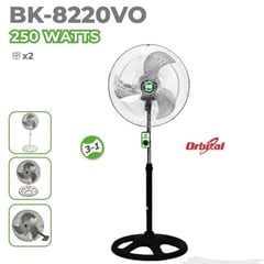 BOSSKO - Ventilador Orbital 3 en1 BK-8220VO De 18 " 250W