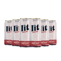 Six Pack Cerveza Lit Irish Red Ale - latas de 473 cc