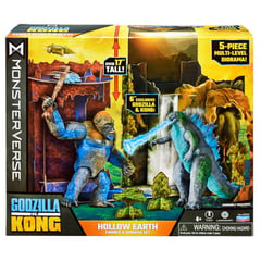 Godzilla x Kong - Diorama Hollow Earth 17 Pulgadas