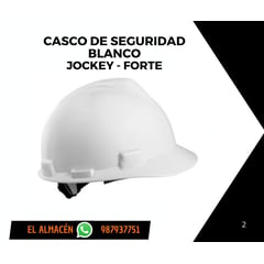 FORTE - CASCO BLANCO DE SEGURIDAD INDUSTRIAL - ( PACK x 3 UNID )