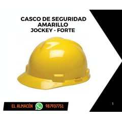 FORTE - CASCO AMARILLO DE SEGURIDAD INDUSTRIAL - ( PACK x 3 UNID )