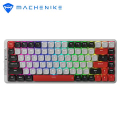 MACHENIKE - Teclado Low Profile Air50 Mecánico Rojo Flameante