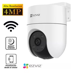 EZVIZ - Camara De Seguridad Cs-h8c Resolucion 4mp Wifi Vision Nocturna