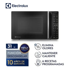 ELECTROLUX - Microondas Freestanding Eléctrico 31LT EMDY31S2MXB