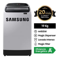 SAMSUNG - Lavadora 19 Kg WA19T6260BY Eco Inverter - Gris