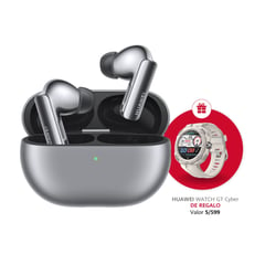 HUAWEI - Audífonos Inalámbricos Freebuds Pro 3 Silver + WATCH GT Cyber