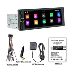 GENERICO - AUTORADIO ANDROID 1DIN 2GB 32GB CARPLAY-ANDROID AUTO