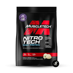 MUSCLETECH - Proteína Nitrotech Whey Protein 10lb - Vanilla Cream