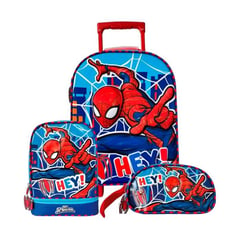 ARTESCO - Mochila Spiderman Oficio Set de 3 piezas