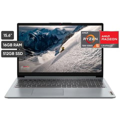 LENOVO - Laptop Ideapad 1 R5 7520U 16gb 512gb 15.6 Fhd Freedos Grey.