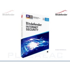 BITDEFENDER - ANTIVIRUS INTERNET SECURITY, 3 PC, POR 15 MESES - P/N: B11020053