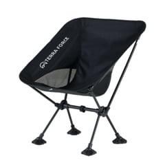 GENERICO - Silla Plegable Camping Ultra Portable - Negro