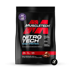 MUSCLETECH - PROTEINA NITROTECH WHEY PROTEIN 10 LB MILK CHOCOLATE