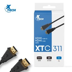 XTECH - Cable HDMI XTC-311 HDMI Macho a HDMI Macho 18m de Largo