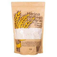 GENERICO - Harina de Trigo Integral Precocida Orgánica Del Buncker 1KG