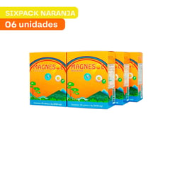 MAGNESOL - Pack 6 Cajas Efervescente Naranja - Magnesio + Zinc