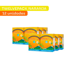 MAGNESOL - Pack 12 Cajas Efervescente Naranja - Magnesio + Zinc