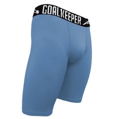 GENERICO - malla short licra pantaloneta hombre celeste