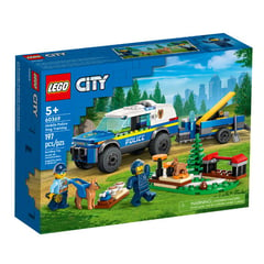 LEGO - 60369 Entrenamiento Móvil para Perros Policía