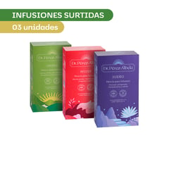 DR PEREZ ALBELA - TRIPACK: INFUSIÓN SUEÑO, MUJER Y GRIPAL - CAJA X 15 UND