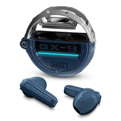 CC GROUP - Audifonos Gaming GX-9 Bluetooth 5.3 modo de juego Azul Gris