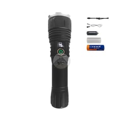 CAFINI - Linterna Tactica de Mano Pro PM10 Lidimi L415A Zoom Recargable LED