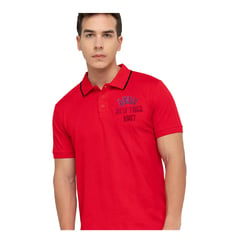 AEROPOSTALE - Polo Hombre Rojo Logo Relieve 3D