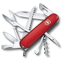 VICTORINOX - Navaja Huntsman Camuflada - Plateado - Roja